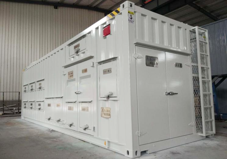 潛艇岸基機動充電艙